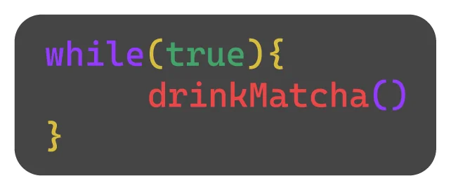 while(true)